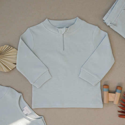 Quarter Zip | Seafoam Green