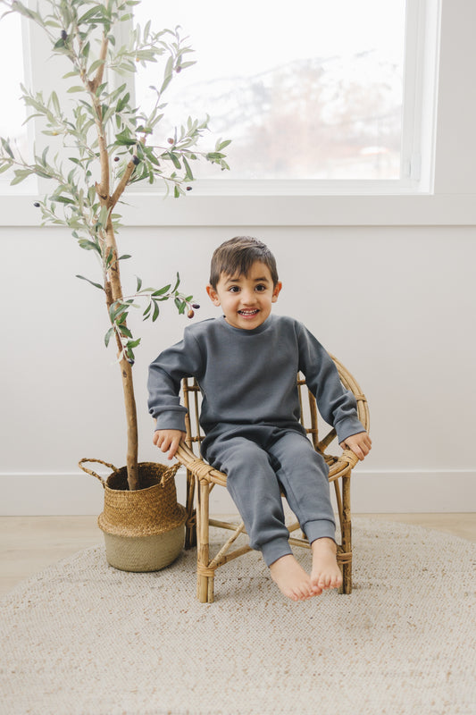 Crew Neck | Charcoal